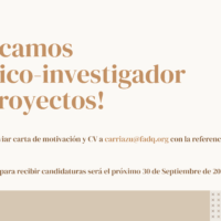 Buscamos incorporar técnico-investigador