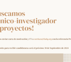 Buscamos incorporar técnico-investigador